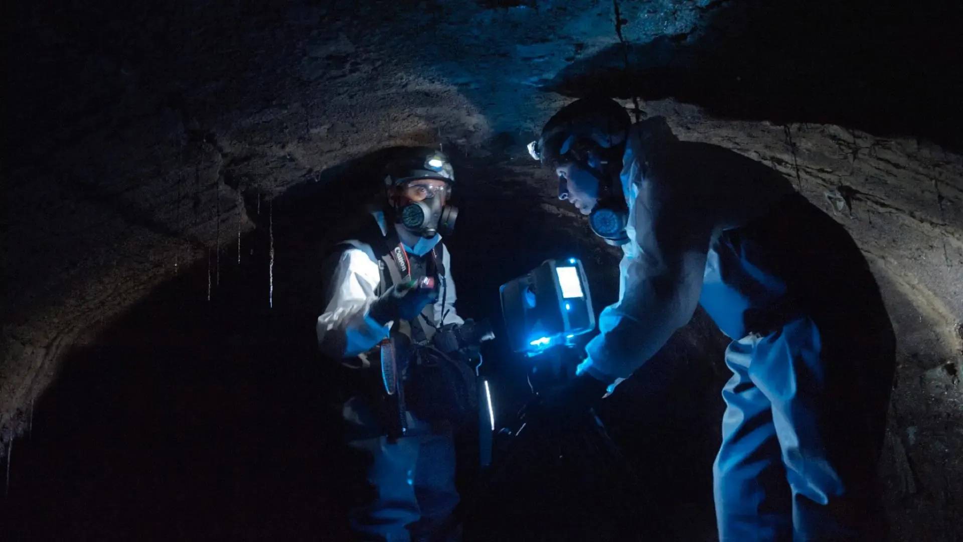 Inside the tunnels