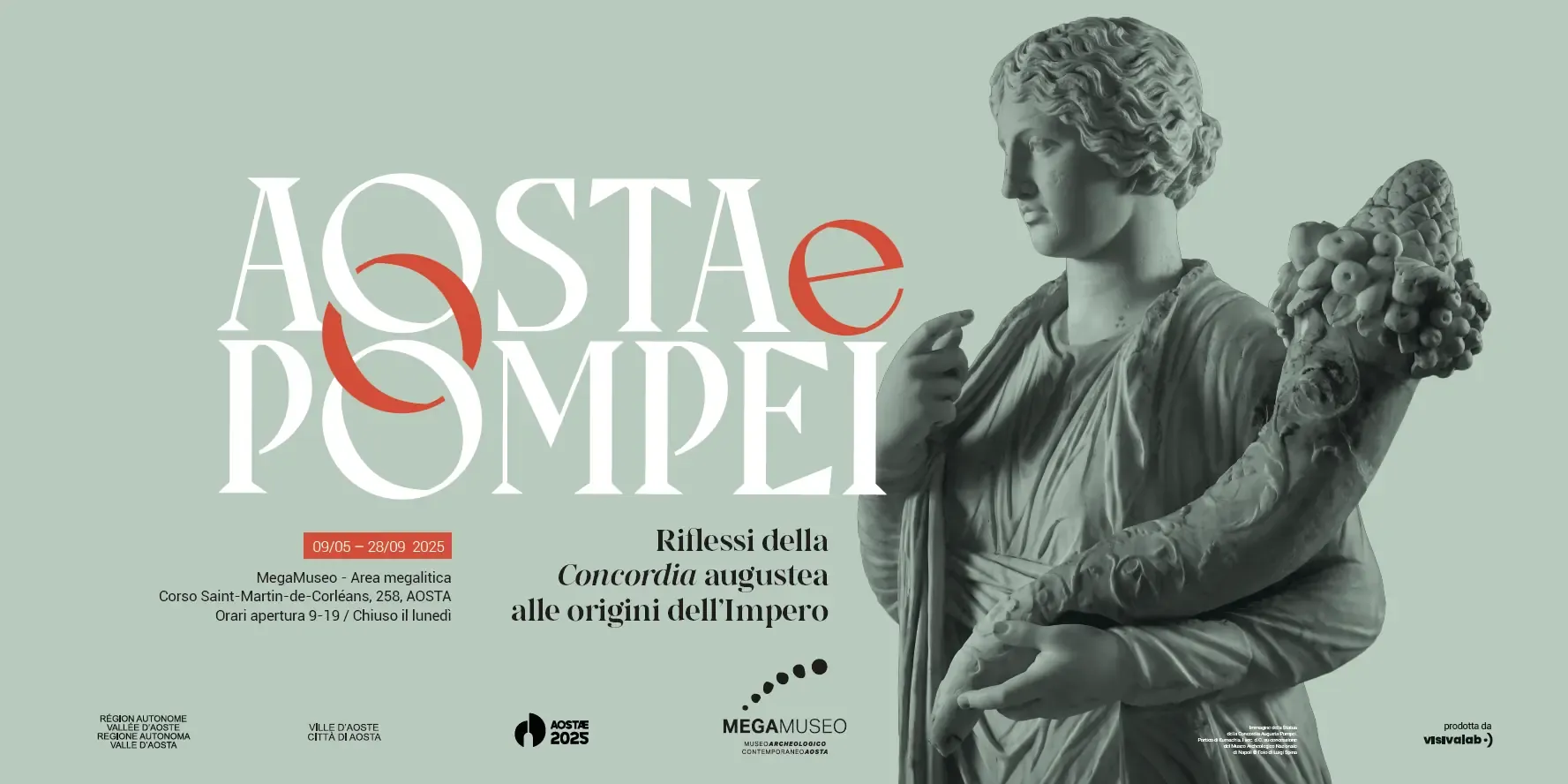Exhibition project “Aosta and Pompeii. Reflections of Augustan Concord at the origins of the Empire”