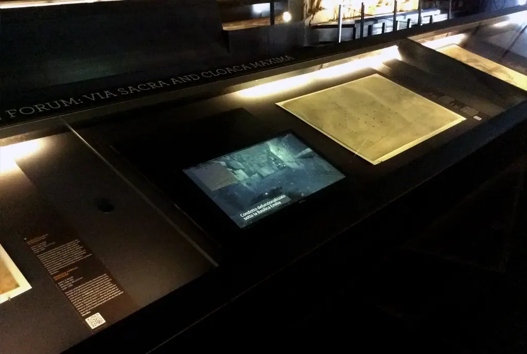 Video setup for the exhibition