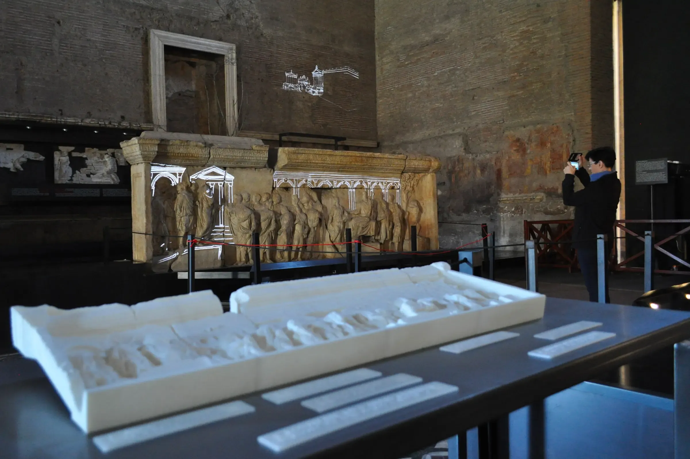 VideoMapping Pluteo Traianeo