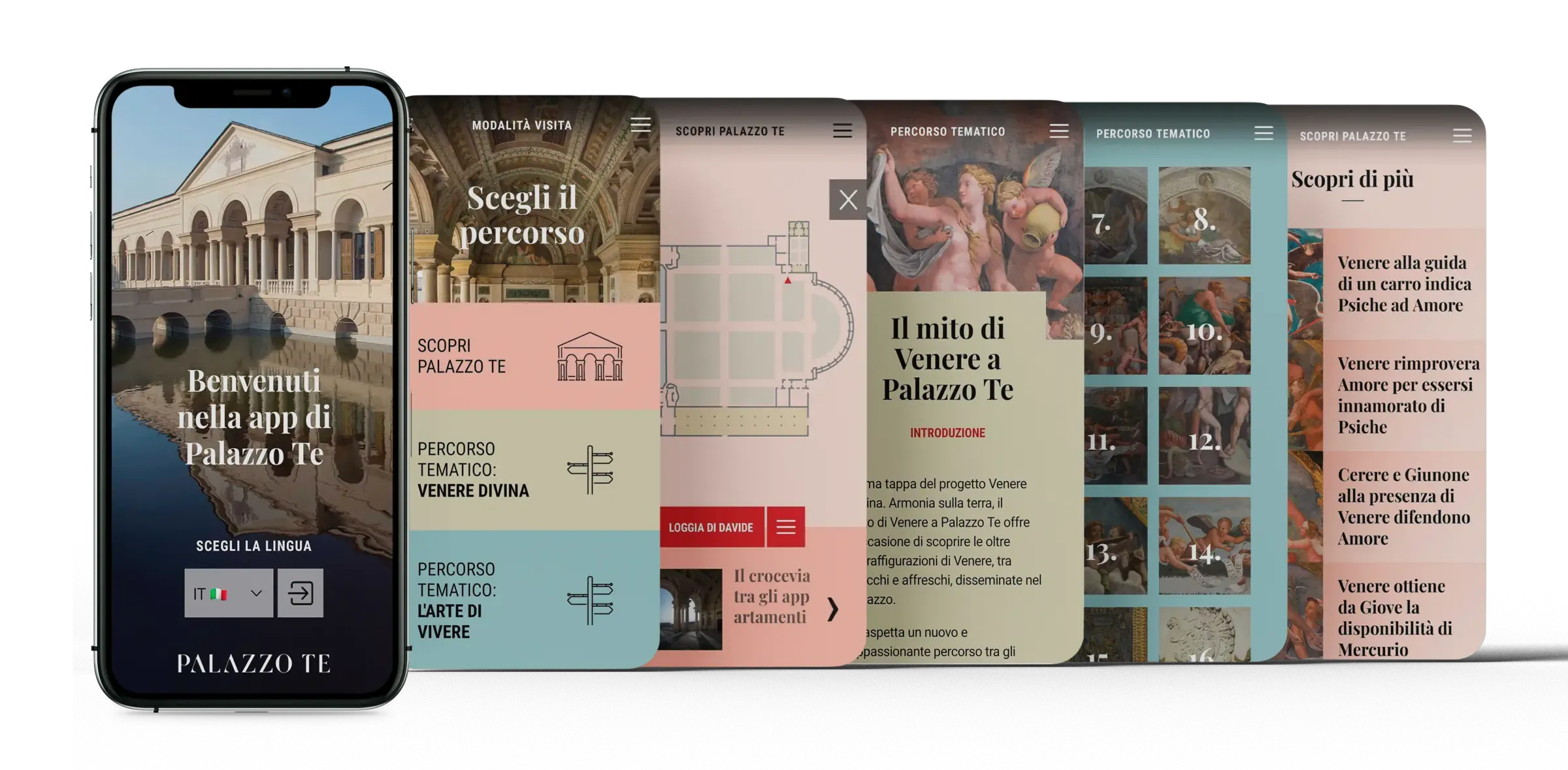 New app with multiple thematic tours