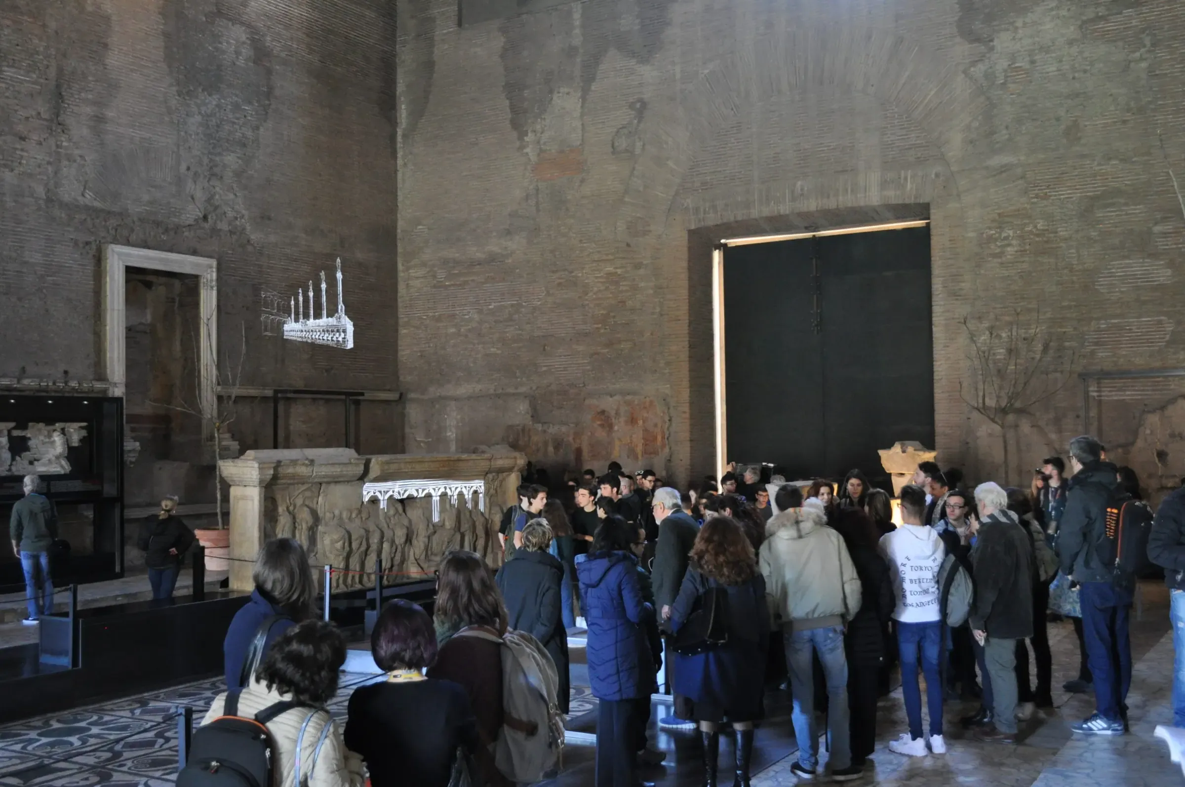 VideoMapping Pluteo Traianeo