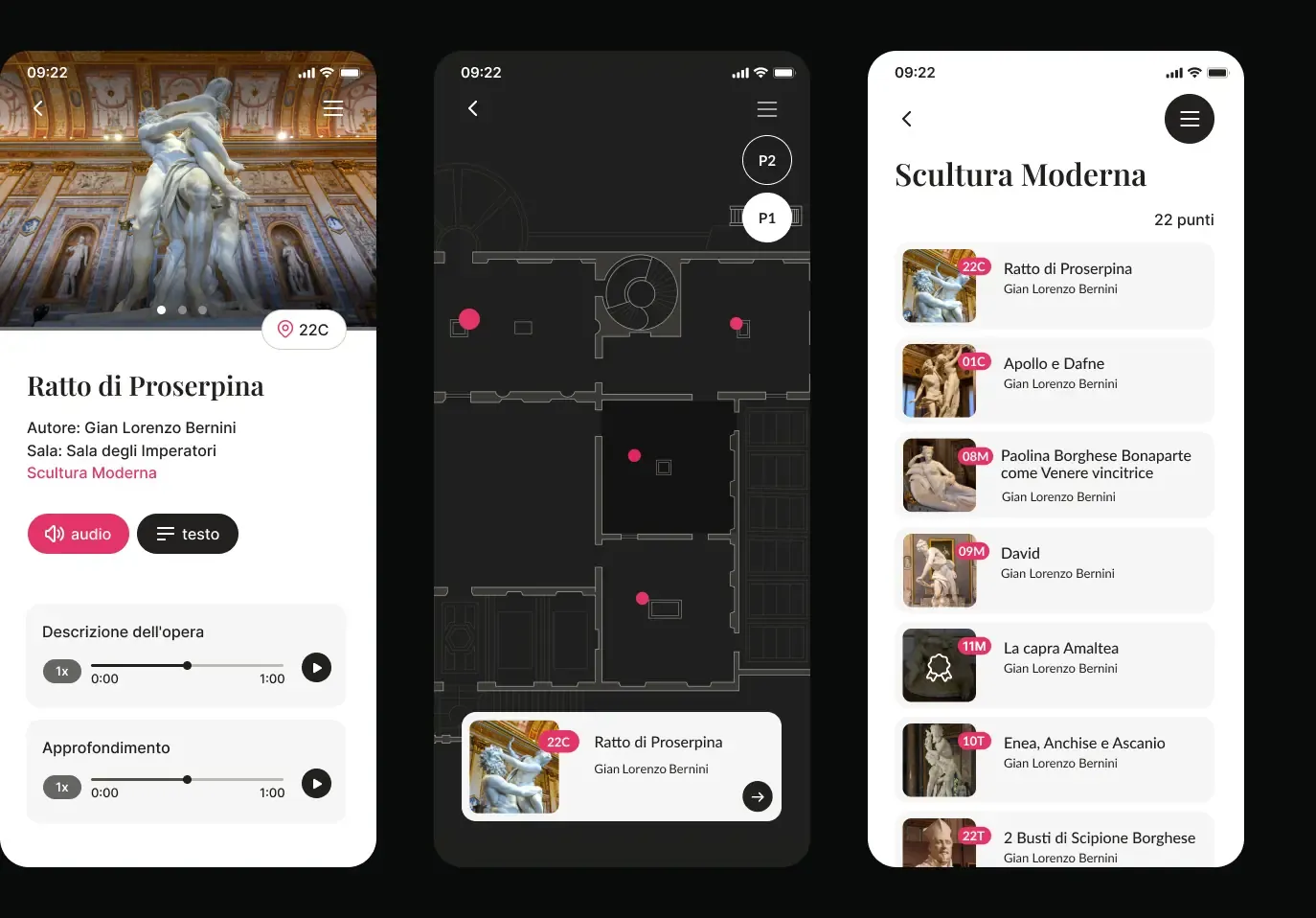 App Audioguida per la Galleria Borghese